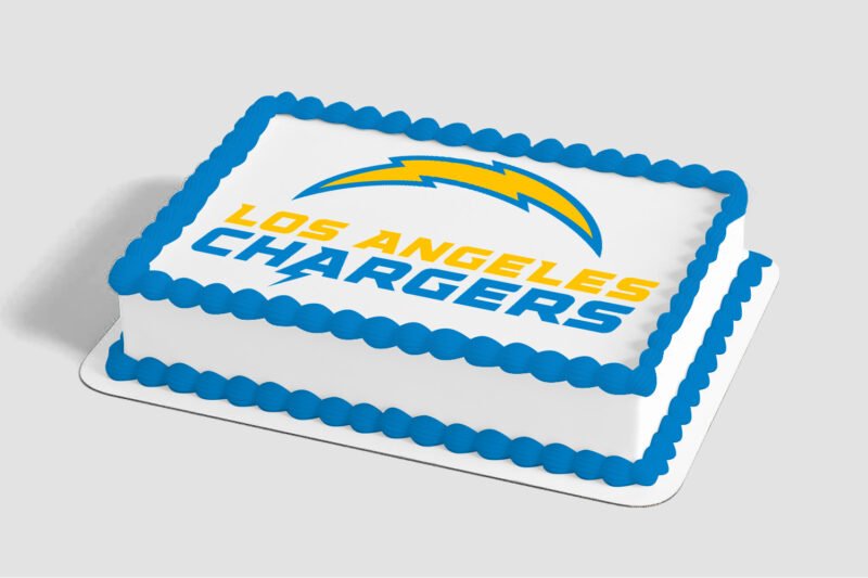 NFL Los Angeles Chargers Edible Image® by PhotoCake®