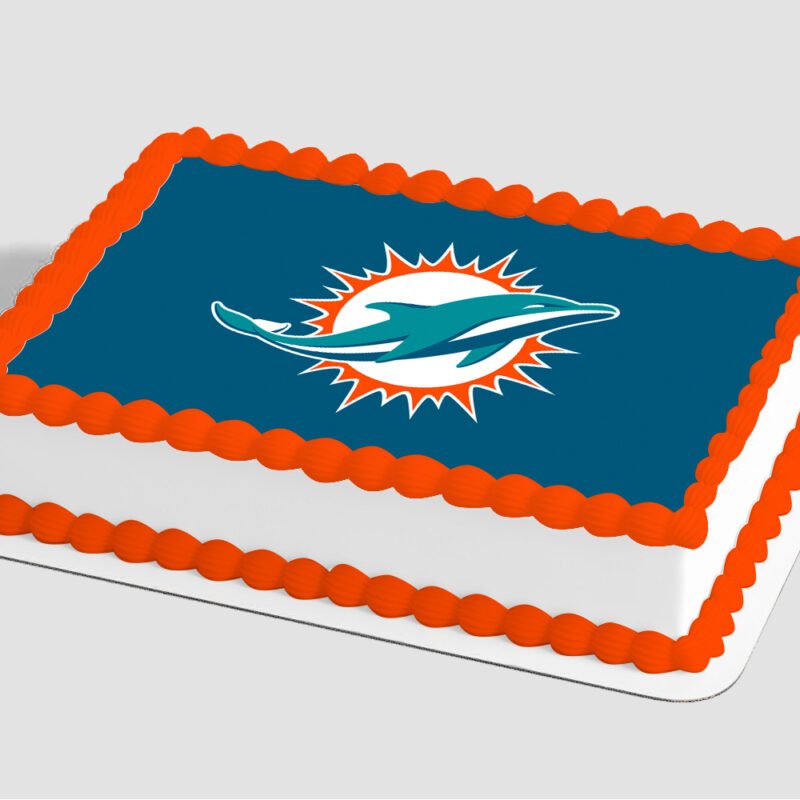 NFL Miami Dolphins Edible Image® by PhotoCake®