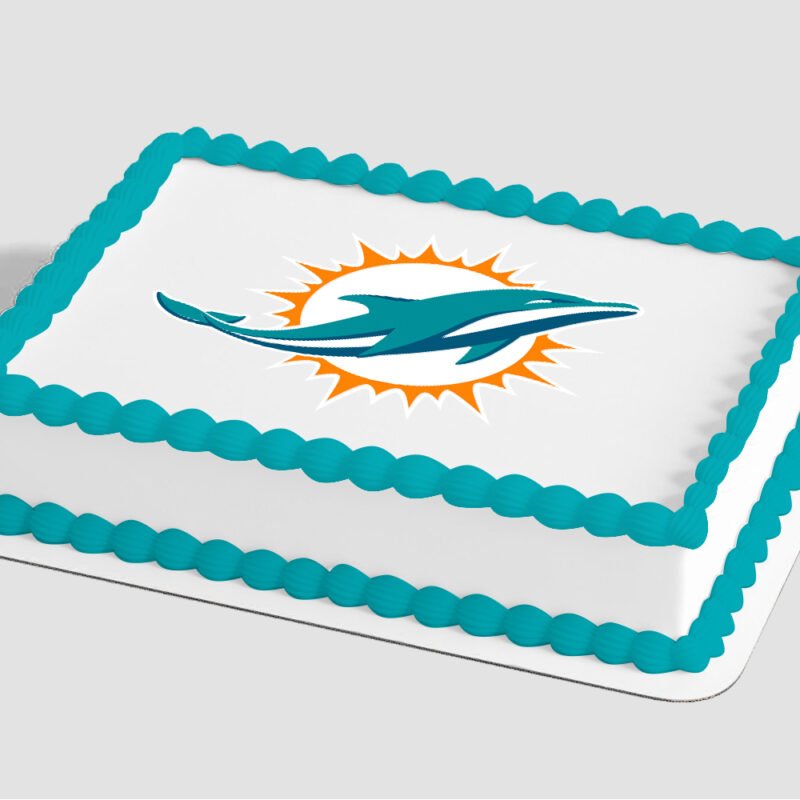 NFL Miami Dolphins Edible Image® by PhotoCake®