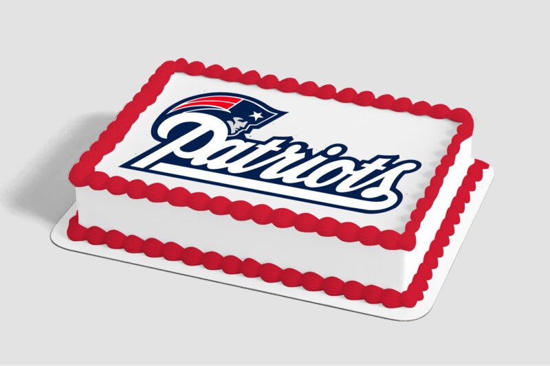 NFL New England Patriots Edible Image® by PhotoCake®