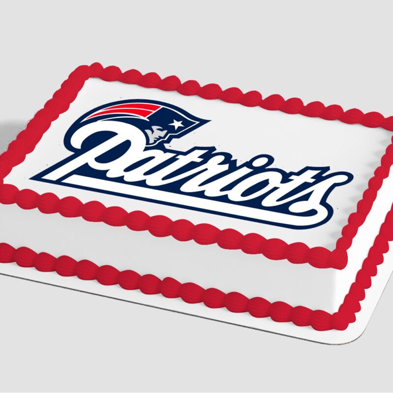 NFL New England Patriots Edible Image® by PhotoCake®