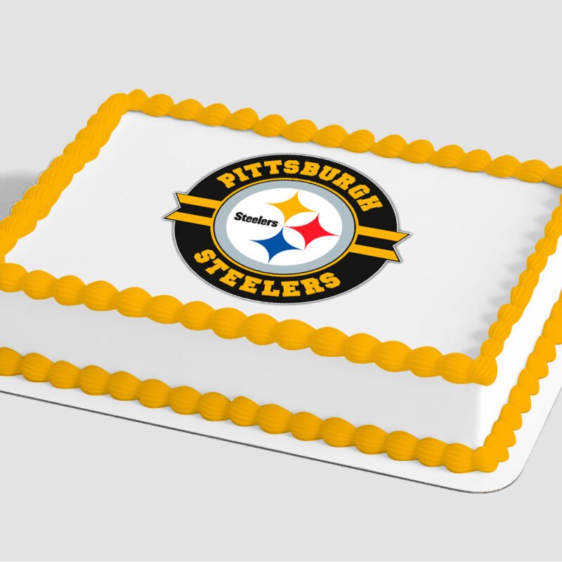 NFL Pittsburgh Steelers Steel Curtain Edible Image® by PhotoCake®