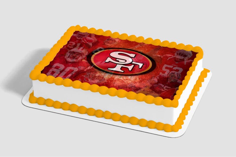 NFL San Francisco 49ers Edible Image® by PhotoCake®