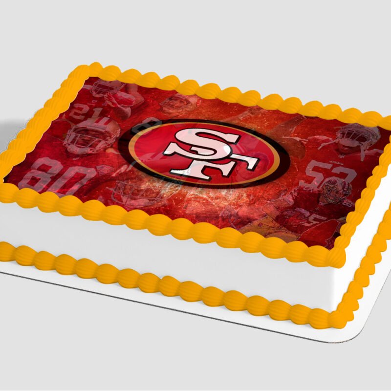 NFL San Francisco 49ers Edible Image® by PhotoCake®