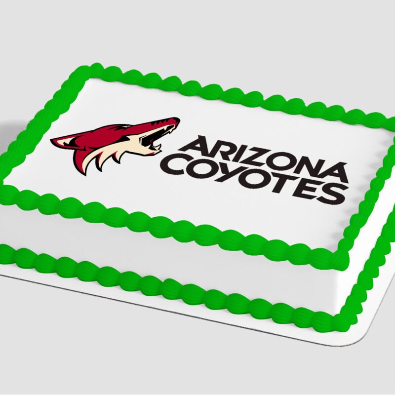 NHL® Arizona Coyotes® Edible Image® by PhotoCake®
