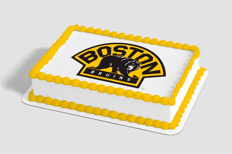 NHL® Boston Bruins® Edible Image® by PhotoCake®