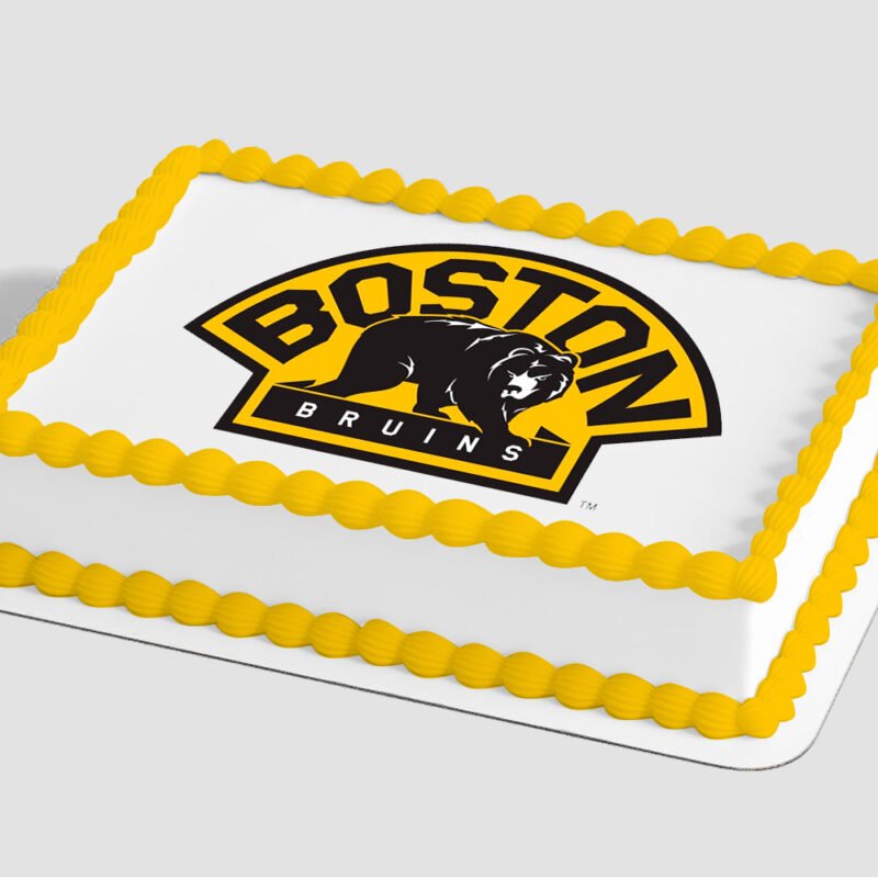 NHL® Boston Bruins® Edible Image® by PhotoCake®