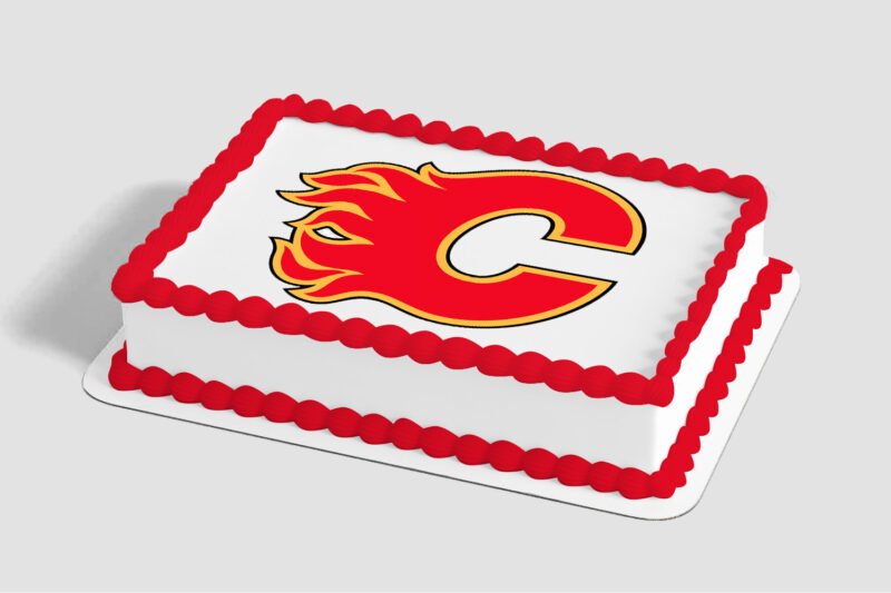 NHL® Calgary Flames® Edible Image® by PhotoCake®