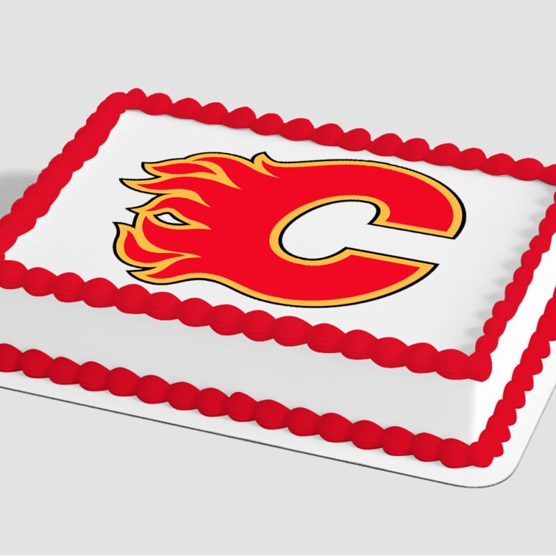 NHL® Calgary Flames® Edible Image® by PhotoCake®