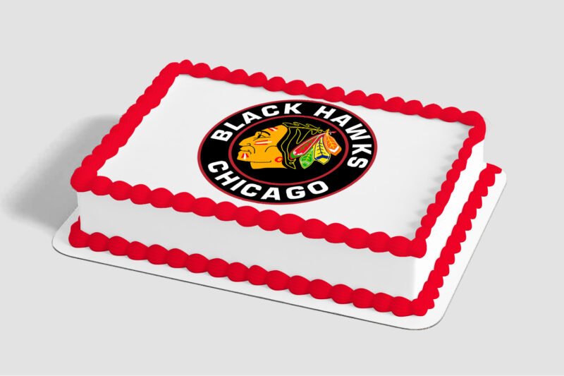 NHL® Chicago Blackhawks® Edible Image® by PhotoCake®