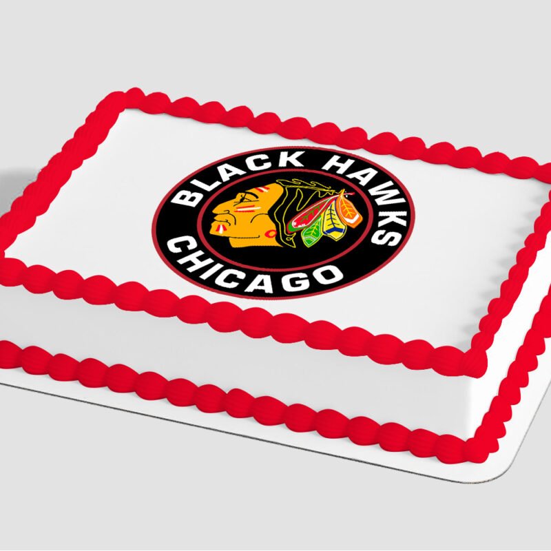 NHL® Chicago Blackhawks® Edible Image® by PhotoCake®