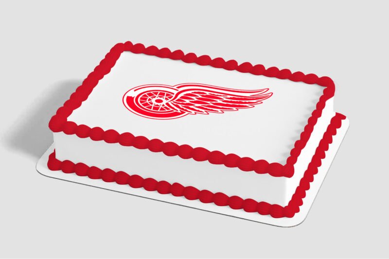 NHL® Detroit Red Wings® Edible Image® by PhotoCake®