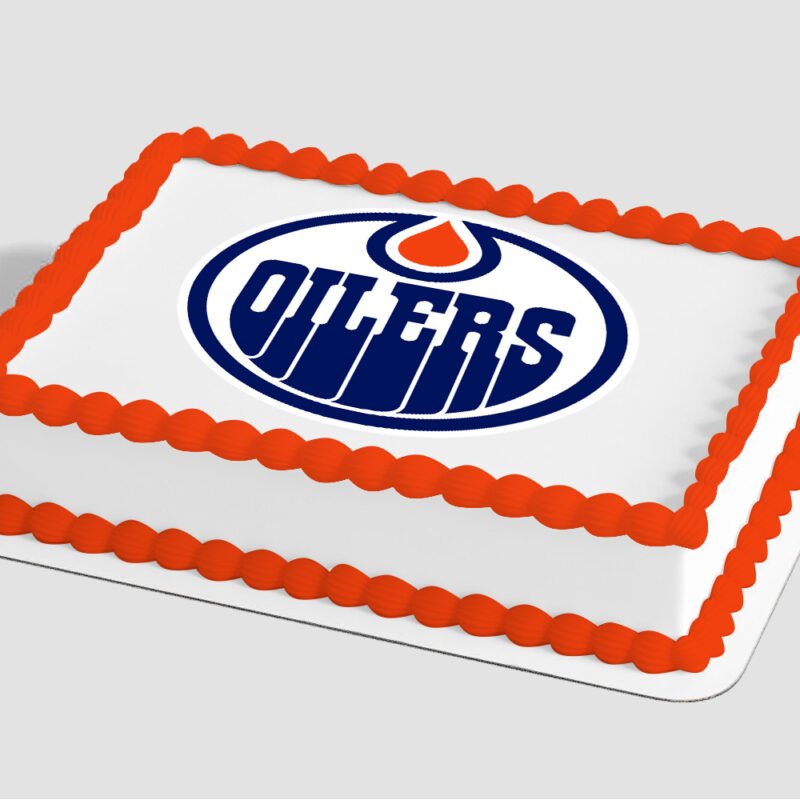NHL® Edmonton Oilers® Edible Image® by PhotoCake®