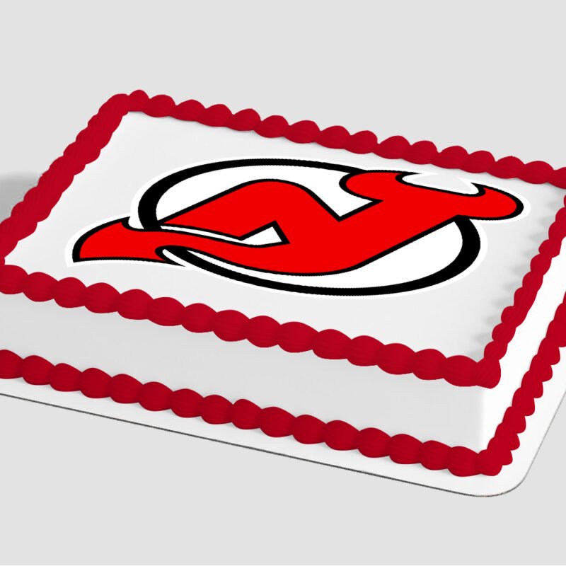 NHL® New Jersey Devils® Edible Image® by PhotoCake®