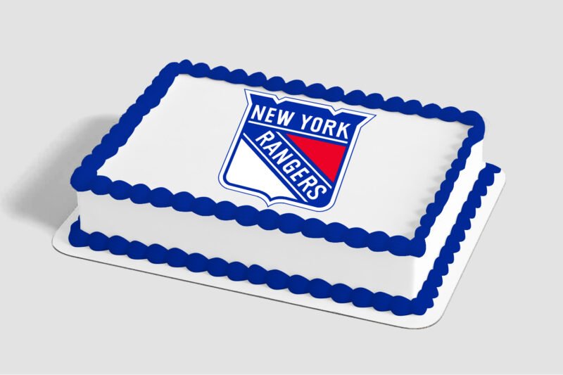 NHL® New York Rangers® Edible Image® by PhotoCake®