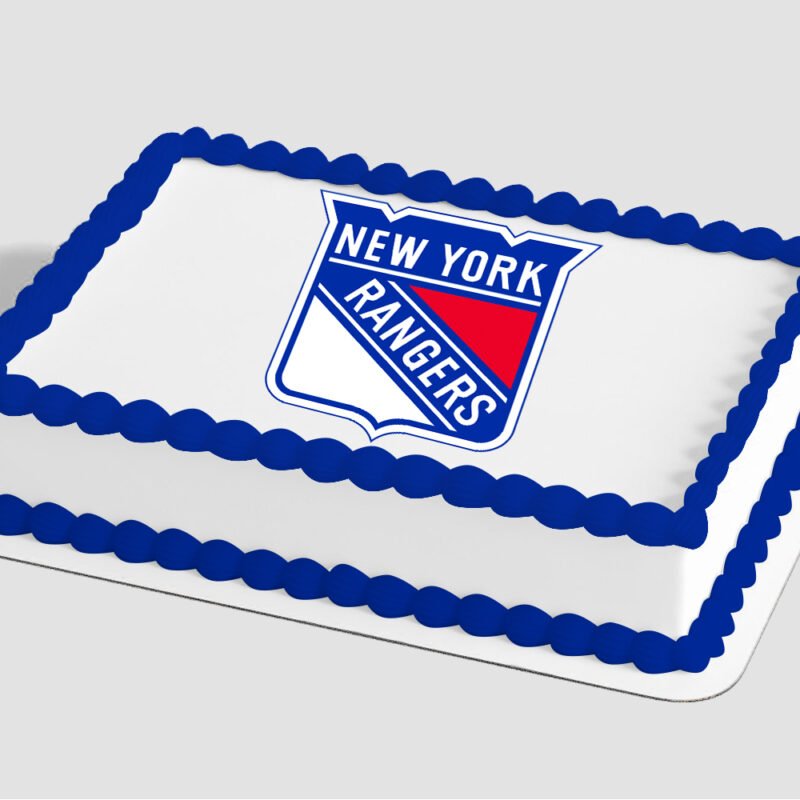 NHL® New York Rangers® Edible Image® by PhotoCake®