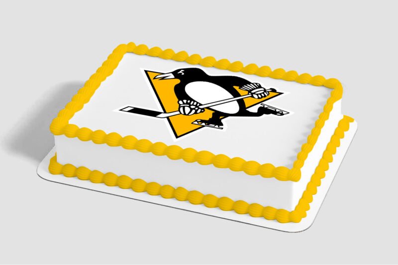 NHL® Pittsburgh Penguins® Edible Image® by PhotoCake®