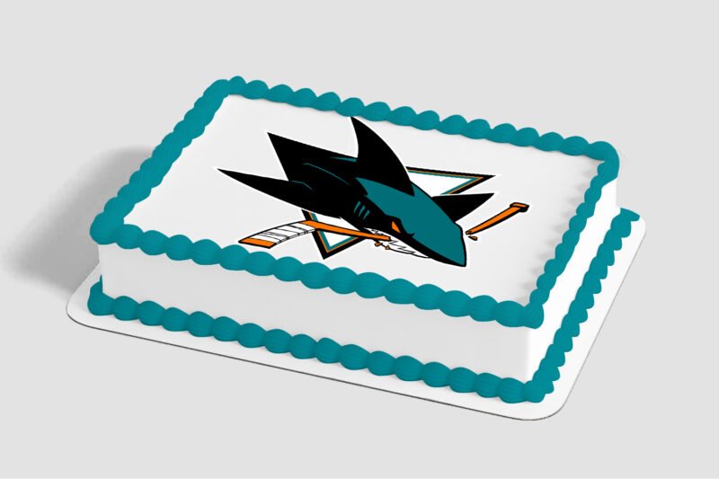NHL® San Jose Sharks® Edible Image® by PhotoCake®
