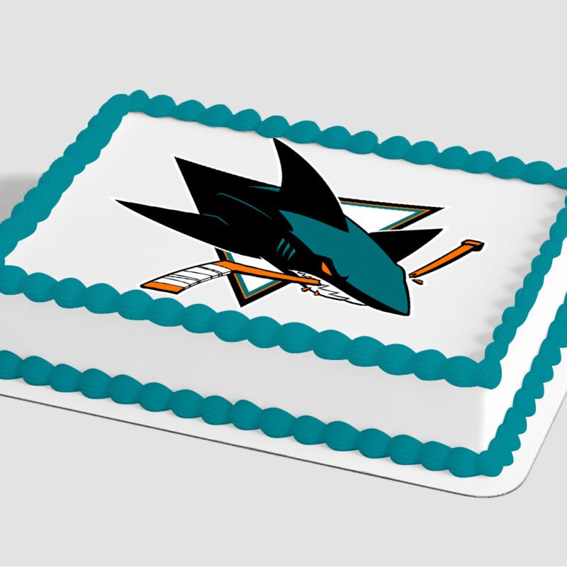 NHL® San Jose Sharks® Edible Image® by PhotoCake®