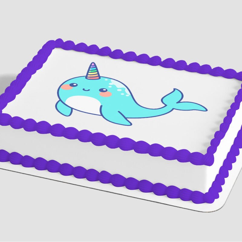 Narwhal Edible Image® by PhotoCake®