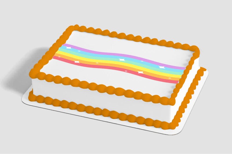 Pastel Rainbow Edible Image® by PhotoCake®
