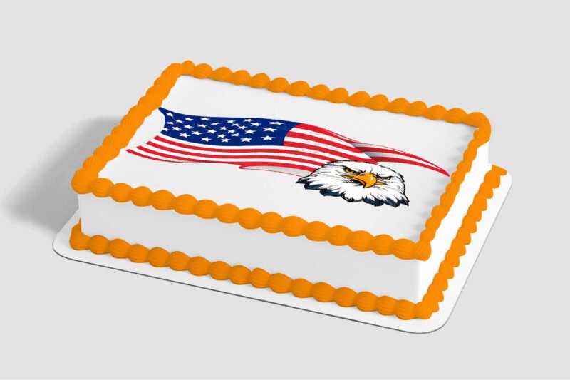 Patriotic Eagle Edible Image® by PhotoCake®