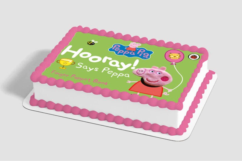 Peppa Pig™ Hooray!! Edible Image® by PhotoCake®