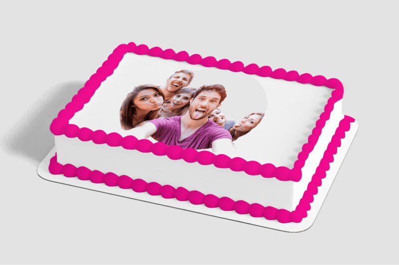 Personal Photo/Artwork Only Edible Image® by PhotoCake® Frame