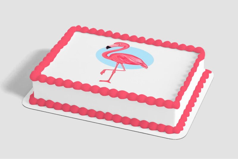 Pink Flamingos Edible Image® by PhotoCake®