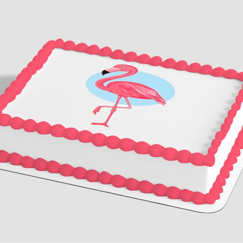 Pink Flamingos Edible Image® by PhotoCake®