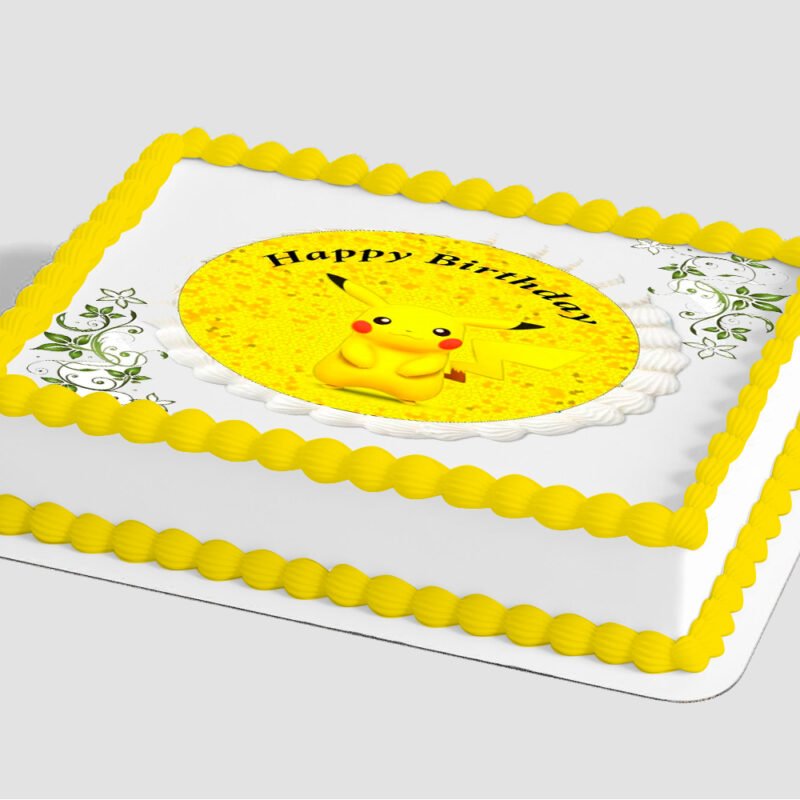 |Pokémon Happy Party Edible Image® by PhotoCake® Frame