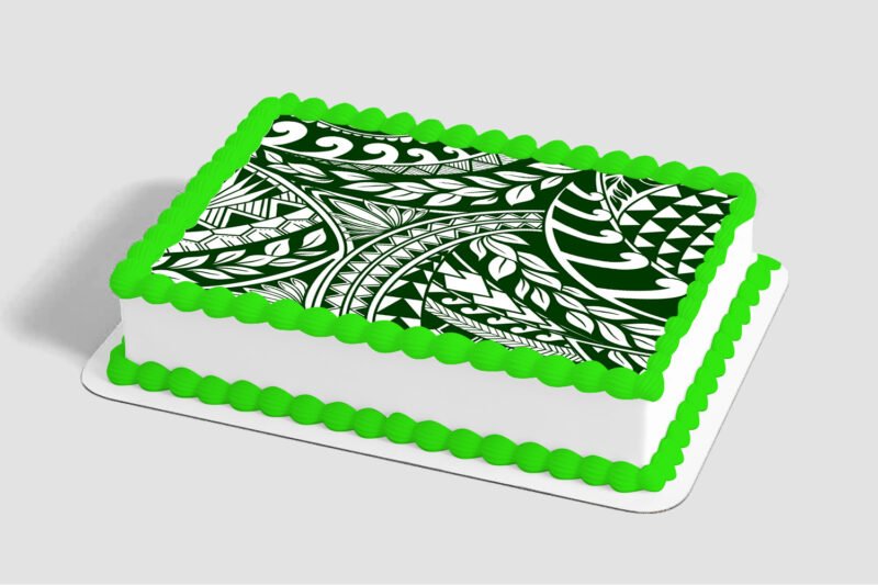 Polynesian Flair Edible Image® by PhotoCake®