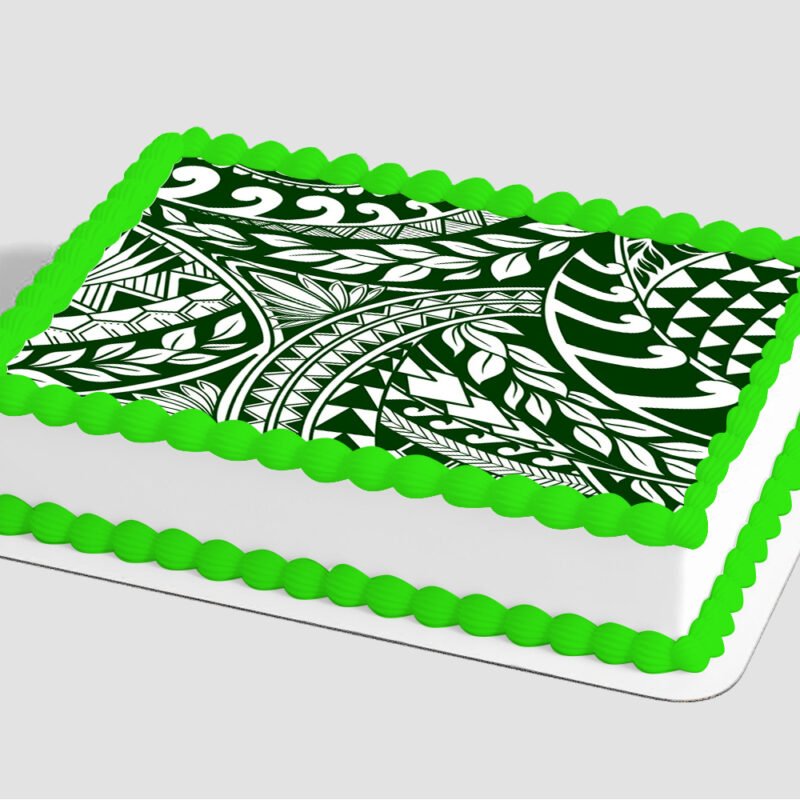 Polynesian Flair Edible Image® by PhotoCake®