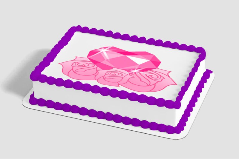 Romantic Roses Edible Image® by PhotoCake®