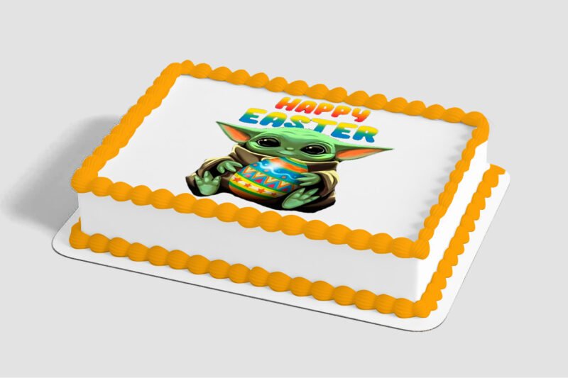 STAR WARS™ The Mandalorian Grogu Easter Egg Edible Image® by PhotoCake®