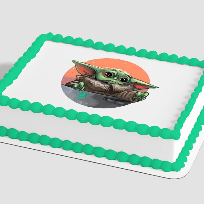 STAR WARS™ The Mandalorian The Child in the Pram Edible Image® by PhotoCake®