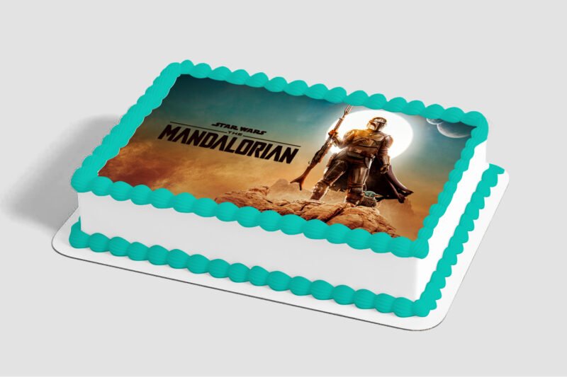 STAR WARS™ The Mandalorian The Mandalorian & The Bounty Edible Image® by PhotoCake®