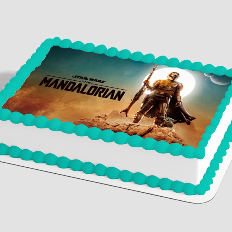 STAR WARS™ The Mandalorian The Mandalorian & The Bounty Edible Image® by PhotoCake®