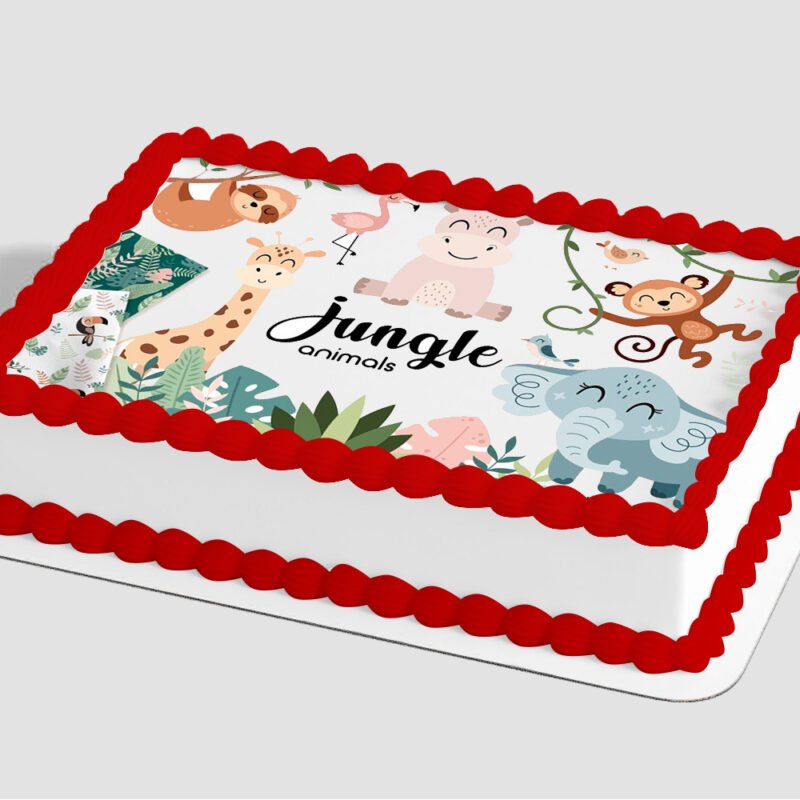Safari Animals Pattern Edible Image® by PhotoCake®