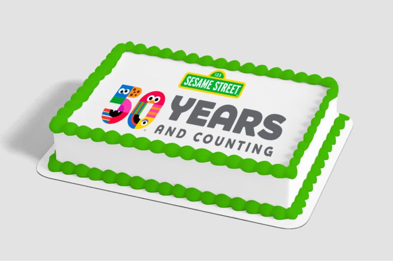 Sesame Street® 50th Anniversary Edible Image® by PhotoCake®