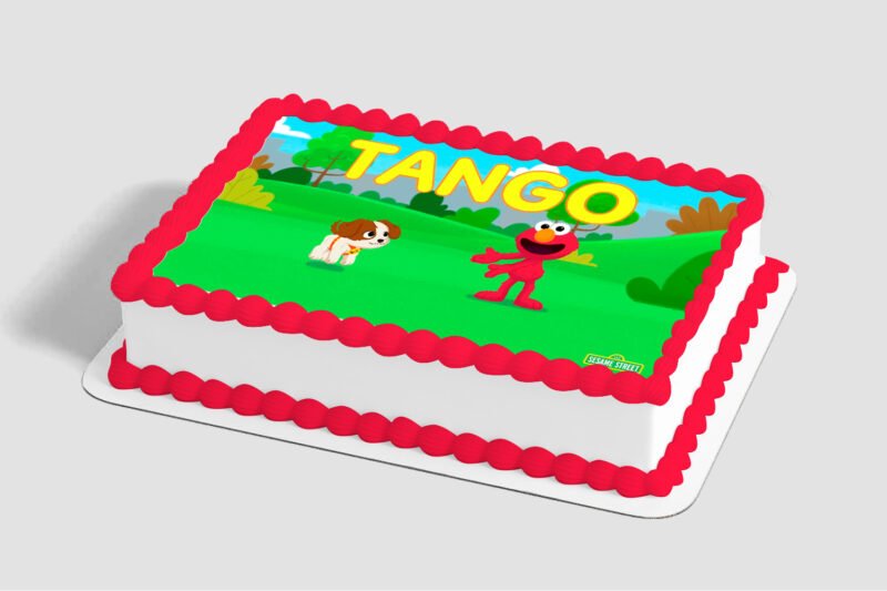 Sesame Street® Elmo and Tango Edible Image® by PhotoCake® Frame