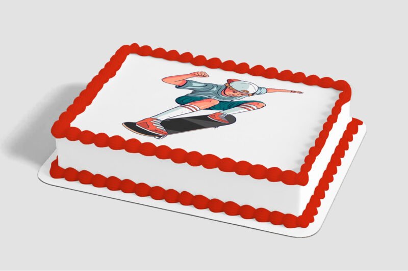 Skateboarder Edible Image® by PhotoCake®