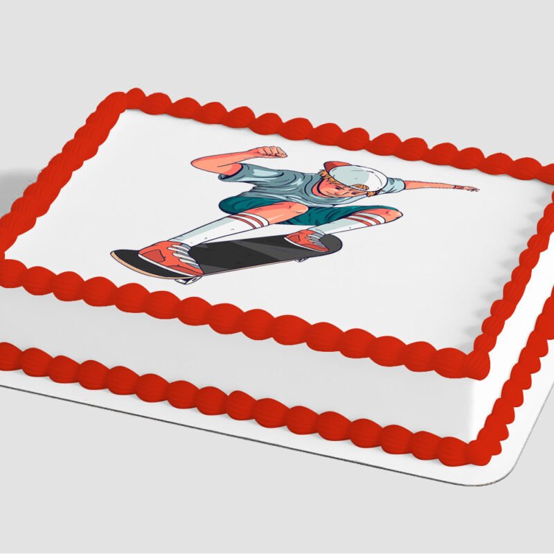 Skateboarder Edible Image® by PhotoCake®