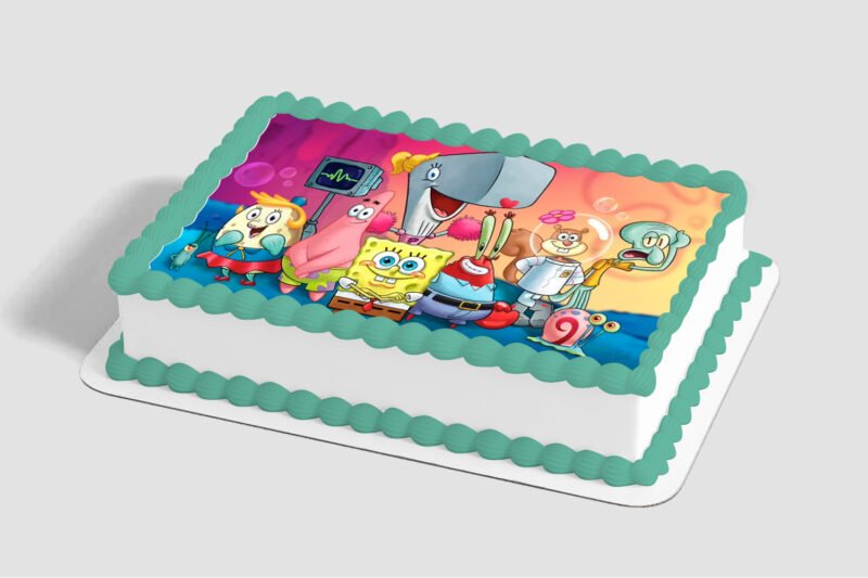 SpongeBob SquarePants Life's Sweet Edible Image® by PhotoCake® Frame