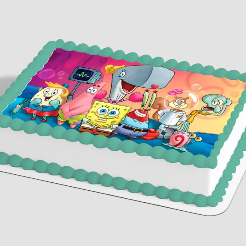 SpongeBob SquarePants Life's Sweet Edible Image® by PhotoCake® Frame