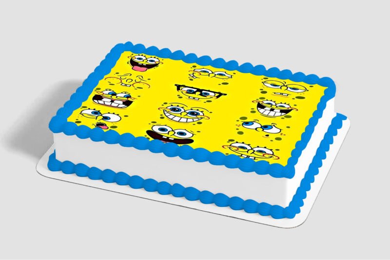 SpongeBob SquarePants Many Faces Edible Image® by PhotoCake®