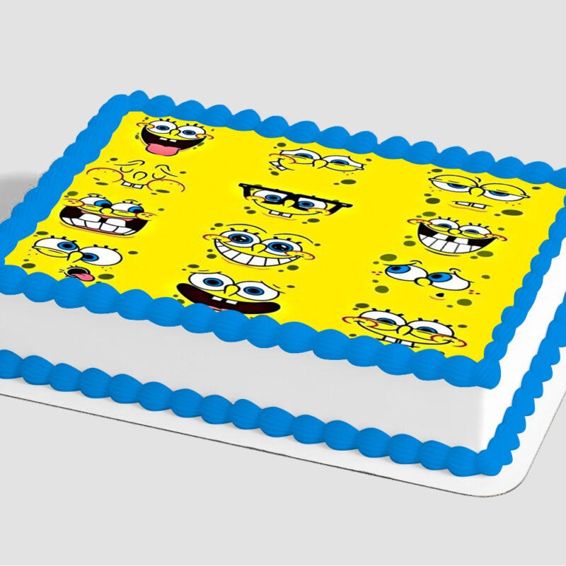 SpongeBob SquarePants Many Faces Edible Image® by PhotoCake®
