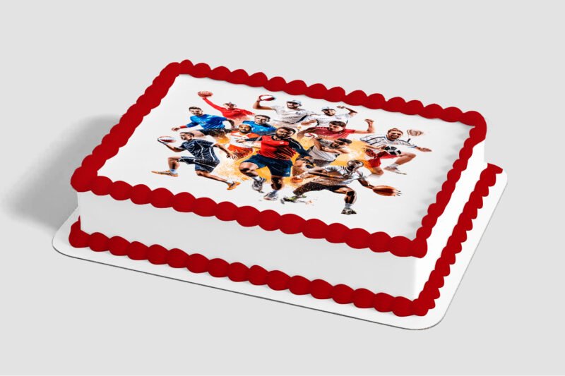 Sports Collage Edible Image® by PhotoCake®