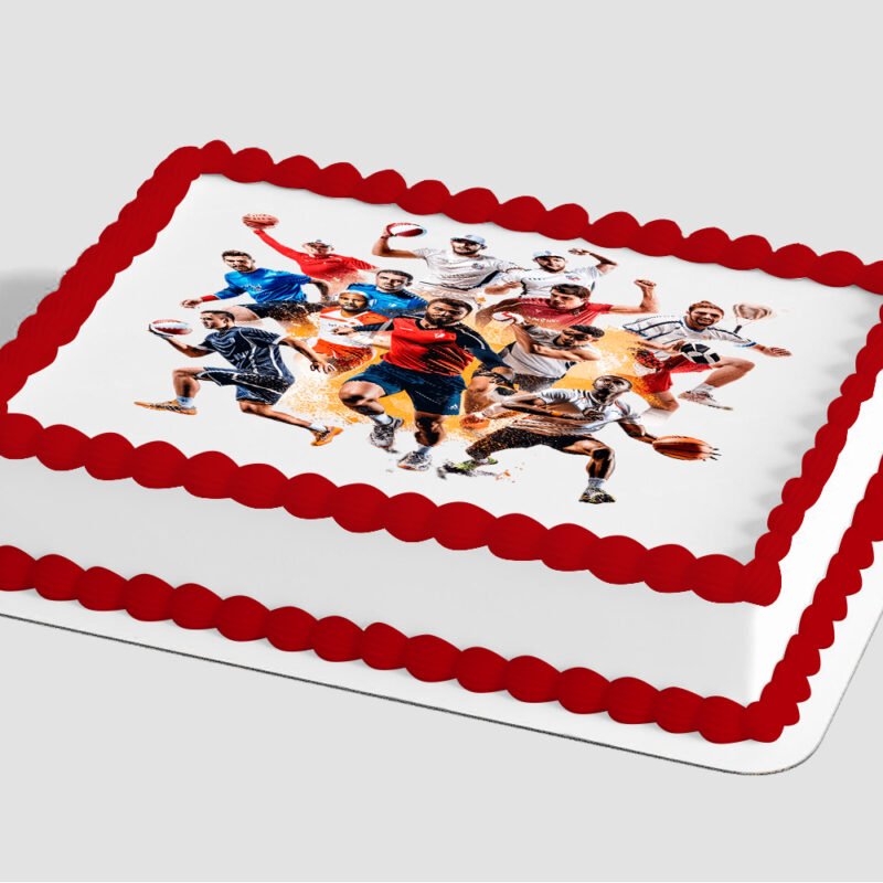 Sports Collage Edible Image® by PhotoCake®