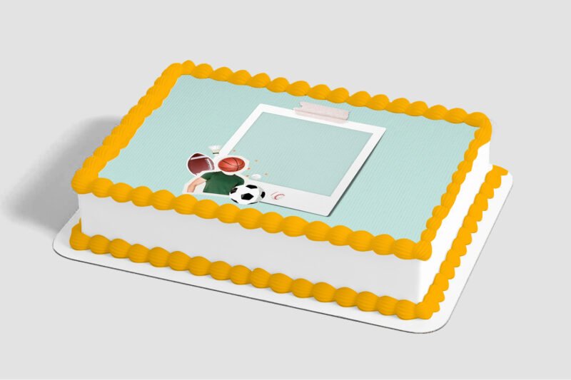 Sports Collage Edible Image® by PhotoCake® Frame